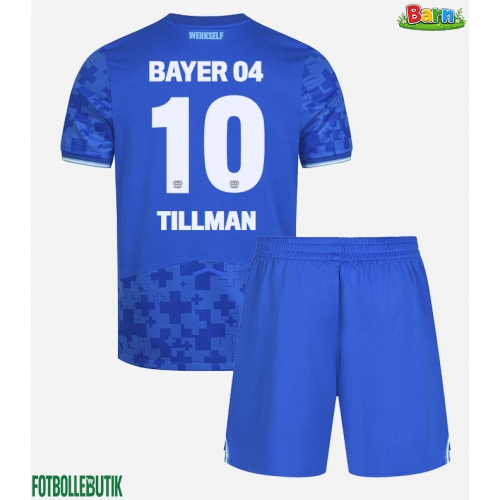 Bayer Leverkusen Malik Tillman #10 Tredjeställ Barn 2025-26 Kortärmad (+ Korta byxor)